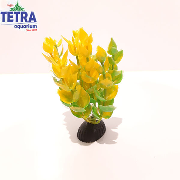 خرید آنلاین و ارسال رایگان گیاه مصنوعی درخت زرد کوچک آکواریوم طبیعی و زیبا