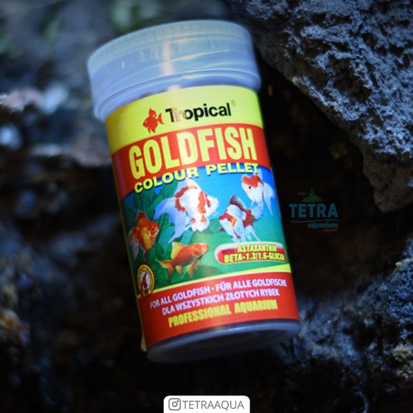 غذای ماهی گلدفیش کالر پلت تروپیکال Goldfish Colour Pellet Tropical