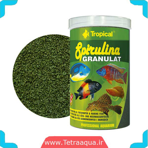 غذای ماهی Spirulina Granulat برند تروپیکال