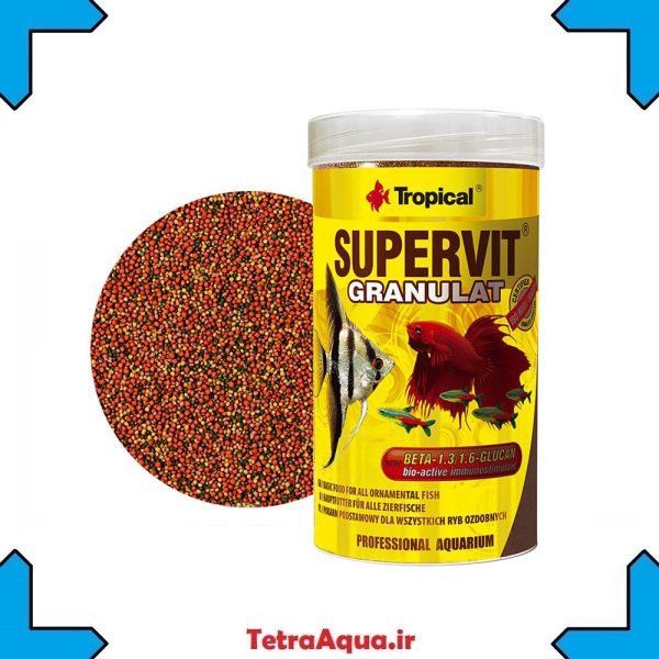 غذای ماهی سوپر ویت گرانول تروپیکال Supervit Granulat Tropical