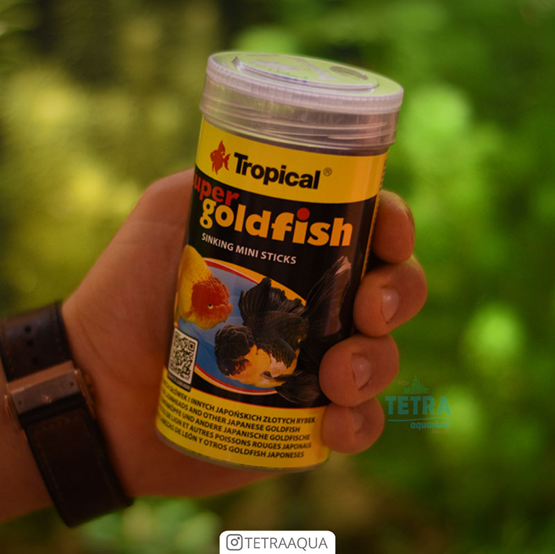 غذای ماهی سوپر گلدفیش مینی استیکز تروپیکال Super Goldfish Mini Sticks Tropical