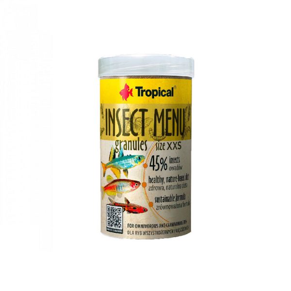 غذا ماهی حشرات تروپیکال Insect Menu XXS Tropical 100 ml