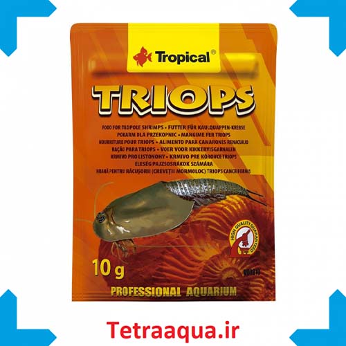 غذا ماهی 10 گرمی TRIOPS