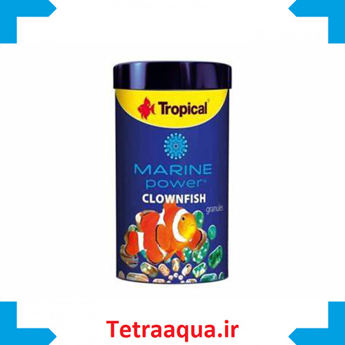 غذای ماهی آب شور Marine power Clownfish granules 100 ml