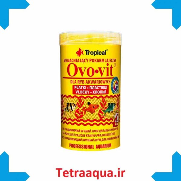 غذای ماهی پولکی اوو ویت تروپیکال Ovo-vit Tropical 500 ml