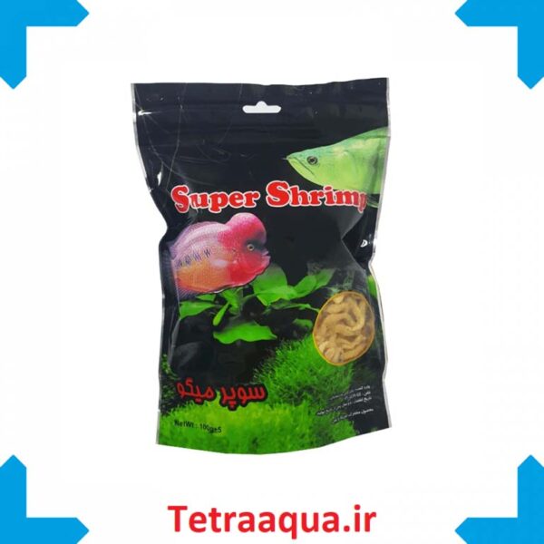 غذا ماهی سوپر میگو 100 گرم Super Shrimp