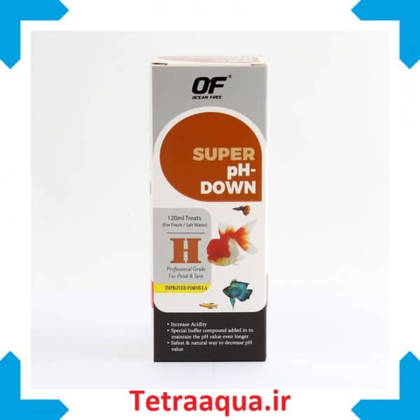 دارو افزایش دهنده ph آب آکواریوم اوشن فری Super ph-Down I 120ml Ocean Free