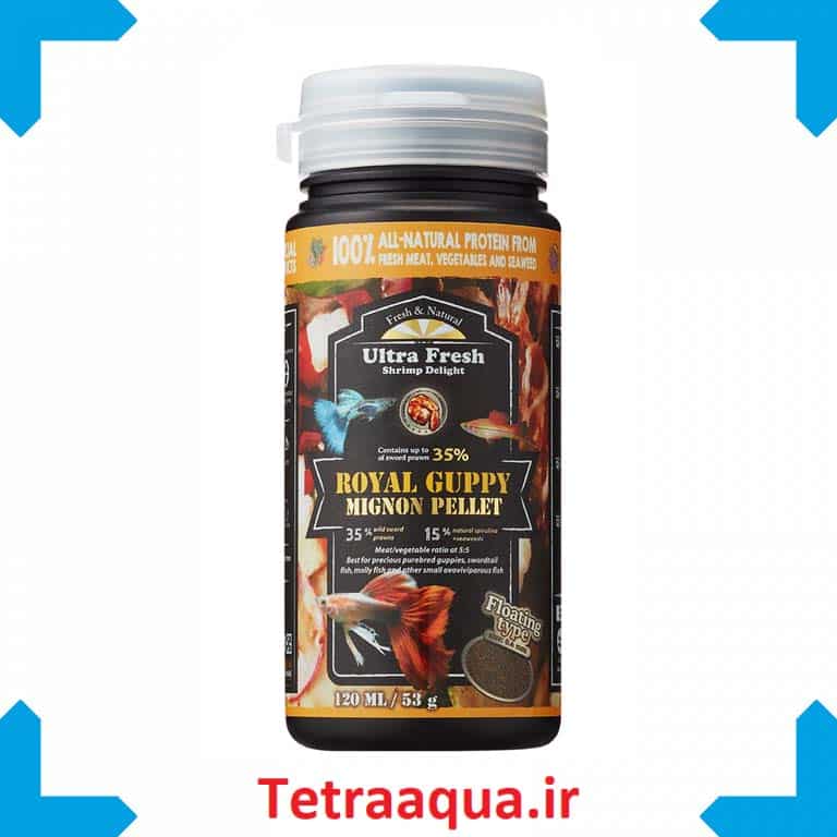 غذای گوپی خاص آزو 120 میل AZOO ROYAL GUPPY غذای گوپی خاص آزو 120 میل AZOO ROYAL GUPPY